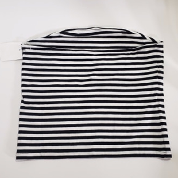 BP Tube/Crop Top Black and White Strips Size Small - Picture 3 of 3